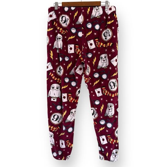 Harry Potter Wizarding World Soft Pajama Pants Women's Size M (8/10) Hogwarts - Picture 7 of 9